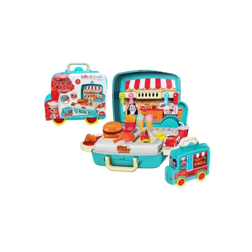 Little Chef Suitcase Fast Food on Wheels - Image 2