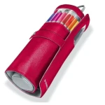 Staedtler Triplus Fineliner Triangular Pink Roll-up Case, Pack of 20 - ستدلر