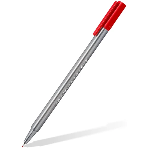Staedtler Triplus Fineliner Triangular Roll-up Case, 48 قم - ستدلر - Image 5