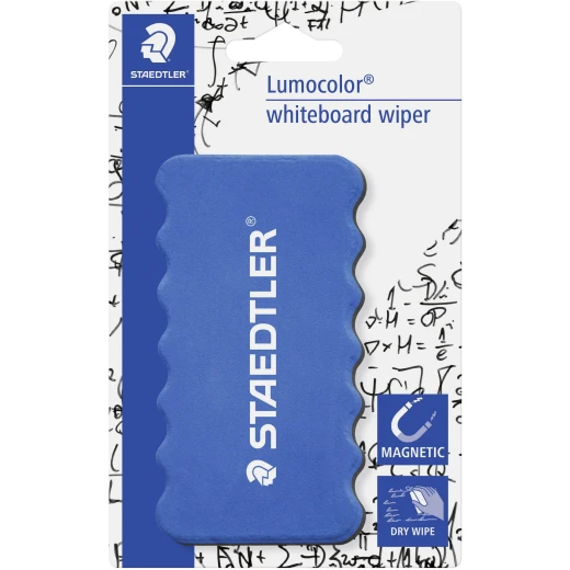 Staedtler Magnetic Whiteboard Wiper Blue, Small Staedtler Magnetic Whiteboard Wiper Blue, Small