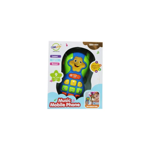 Chimstar Music Mobile Phone Toy, Multicoloured - Assorted Chimstar Music Mobile Phone Toy, Multicoloured - Assorted