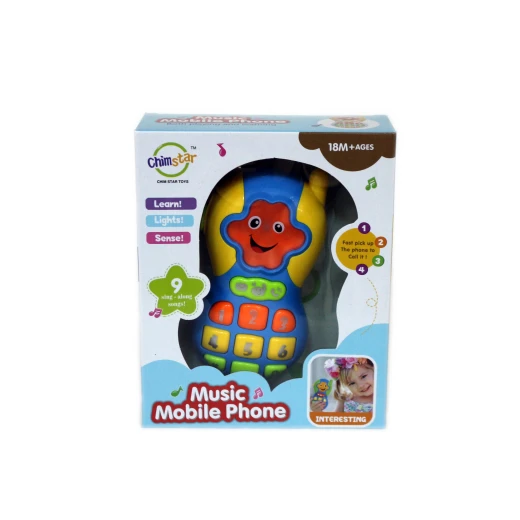 Little Mimos Baby Toy 2 in 1 Microphone Speck, Blue