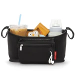 Skip Hop Universal Stroller Organizer: Insulated Beverage and Essentials Stroller Caddy, Black - سكيب هوب