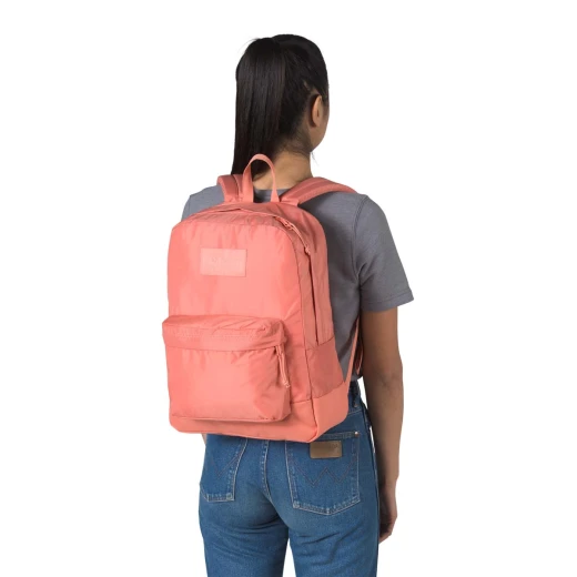 JanSport Mono Superbreak Backpack, CrabApple - جان سبورت - Image 3