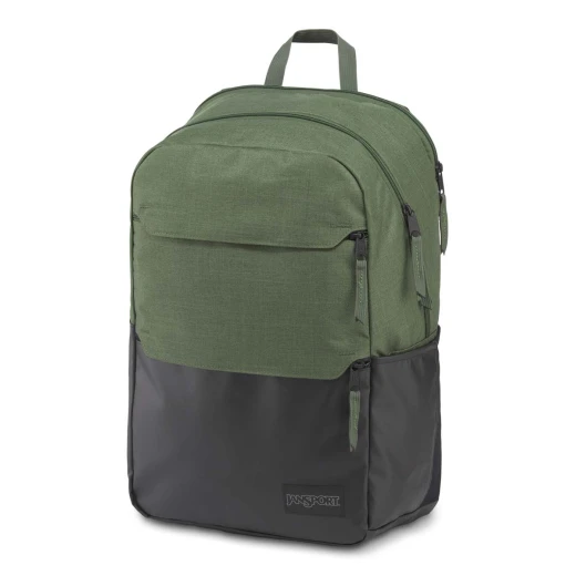 Jansport Ripley Backpack, Muted Green Heathered 600D - جان سبورت - Image 3
