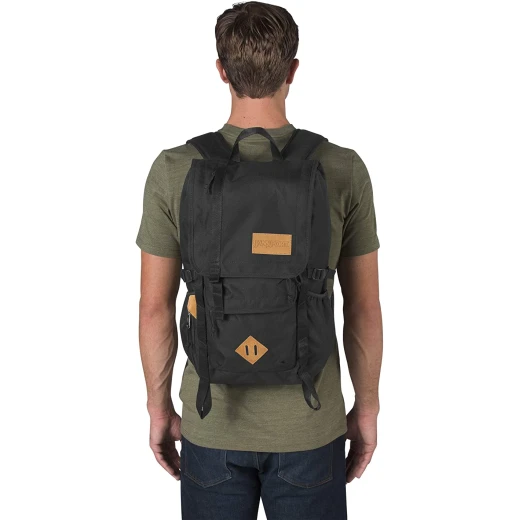 JanSport Hatchet Backpack, Black - جان سبورت - Image 2