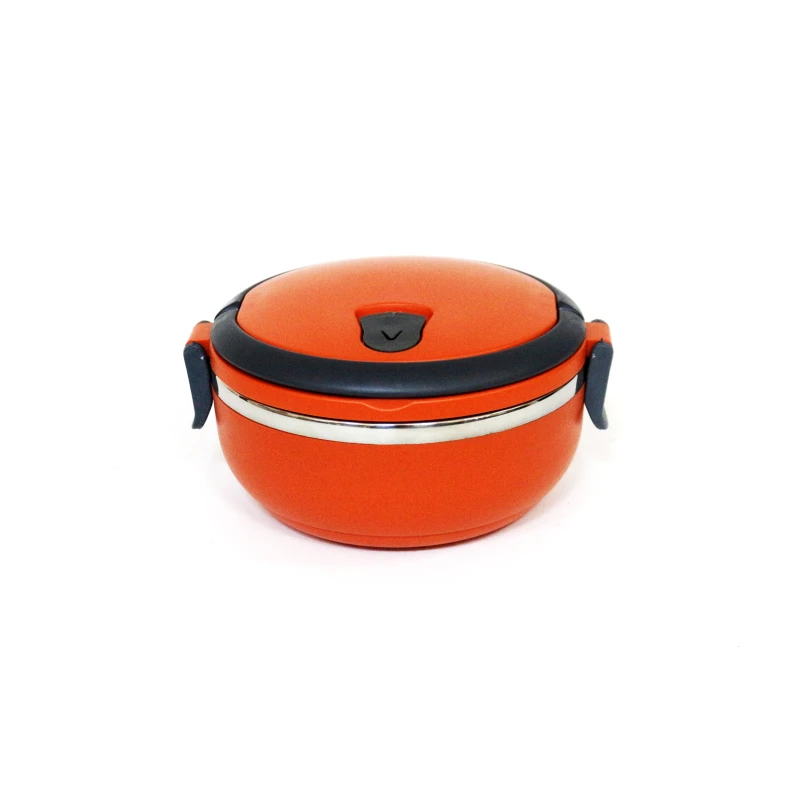 Lunch Box with One Layer Stainless Steel 700 ml, Orange