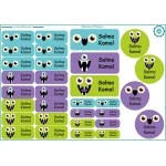 Tob3a Waterproof Stickers, Cute Monsters - طبعة