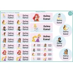 Tob3a Waterproof Stickers, Disney Princesses - طبعة
