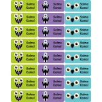 Tob3a Book Labels, Cute Monsters - طبعة