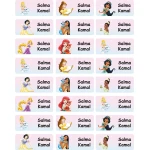 Tob3a Book Labels, Disney Princesses - طبعة