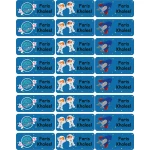 Tob3a Book Labels, Galaxy - طبعة