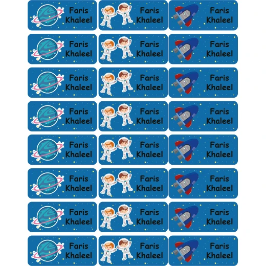 Tob3a Book Labels, Galaxy