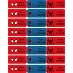 Tob3a Book Labels, Spider Man - طبعة