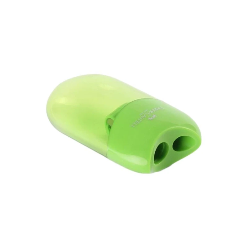 Faber Castell Sharpener Double Hole, Green - فابر كاستل