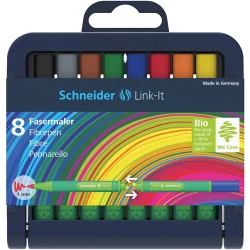Schneider Novus Linkit Fibre-Tip Pens 1.0 mm Box of 8