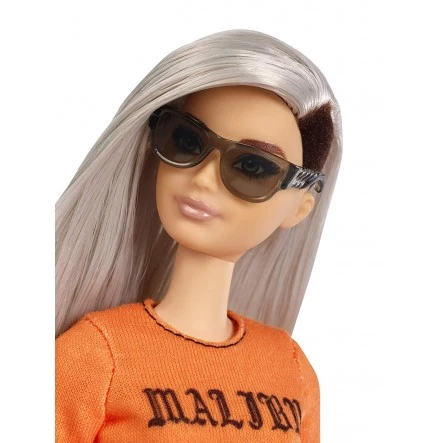 Mattel Barbie Doll With Orange Blouse Malibu - باربي - Image 3