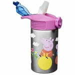Zak Designs Peppa Pig Stainless Steel Water Bottles, 15 oz - زاك ديزاينز