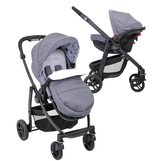 Graco Evo Travel System, اسود Party - جراكو - Image 3