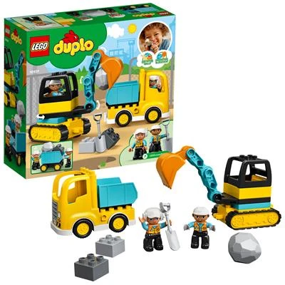 LEGO Duple Truck & Tracked Excavator - ليجو - Image 4