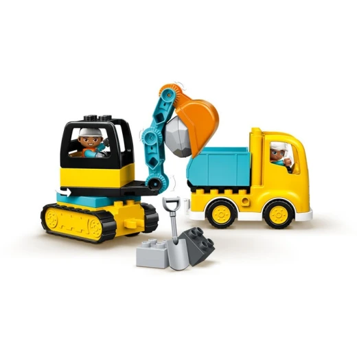 LEGO Duple Truck & Tracked Excavator - ليجو - Image 5