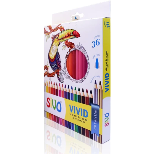 SiVO Vivid Colour Pencils Box Set of 36 - Image 3