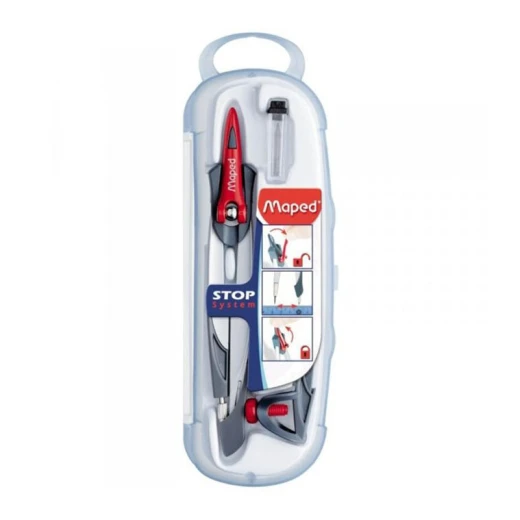 MAPED Stop System Compass Set 3 School Supplies, blue MAPED Stop System Compass Set 3 School Supplies, blue
