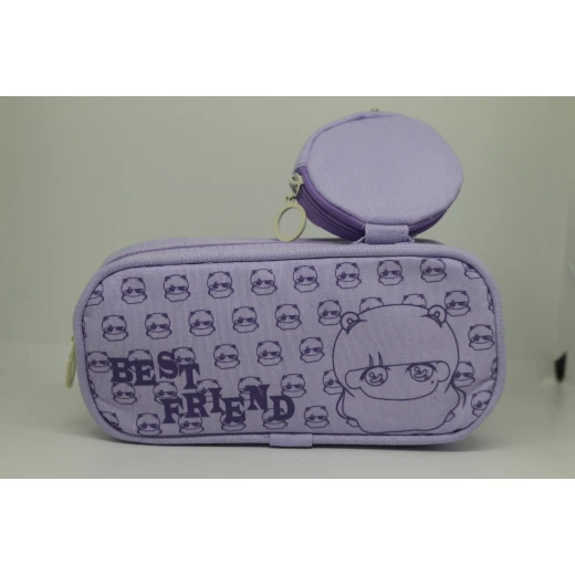 Best friend Large case with little Accessory Pouch, Purple - Image 2