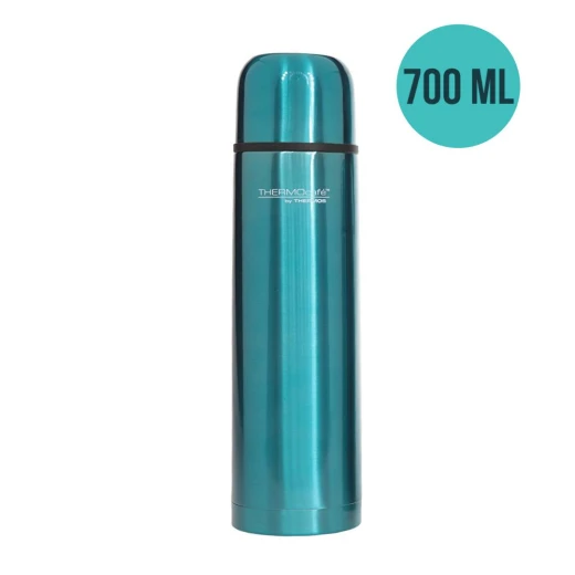 ThermoCafé by Thermos Stainless Steel Flask, 700ml, Blue ThermoCafé by Thermos Stainless Steel Flask, 700ml, Blue