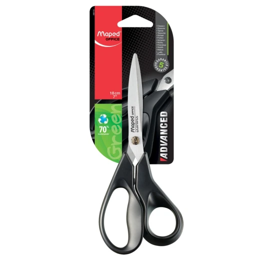 Maped Advanced Scissor, 18 cm, Black Maped Advanced Scissor, 18 cm, Black