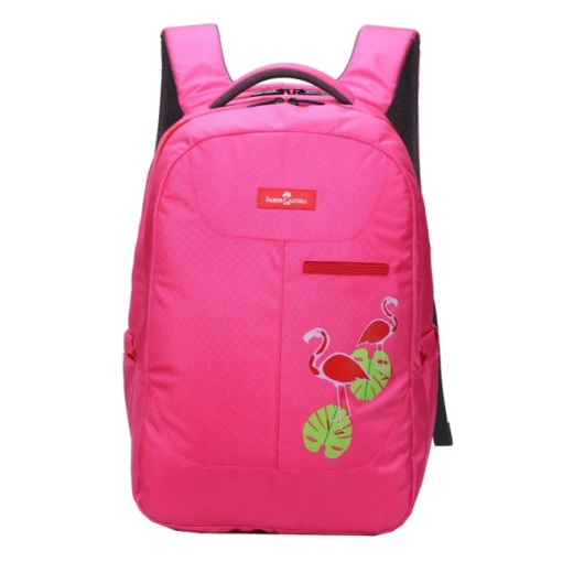 FaberCastell Urban Bag 2 Compt Backpack, Pink&Flamingo FaberCastell Urban Bag 2 Compt Backpack, Pink&Flamingo