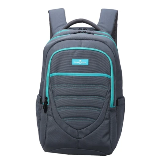 FaberCastell Weekend Bag 3 Compt Backpack, Blue&Green FaberCastell Weekend Bag 3 Compt Backpack, Blue&Green