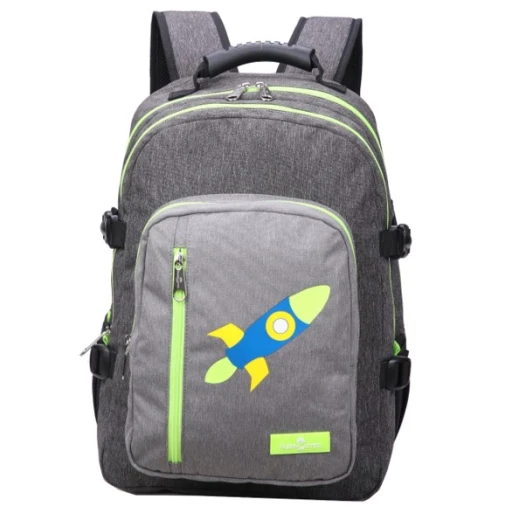 Faber-Castell Wanderer Bag 3 Compt Backpack,Dark Grey&Light Grey Rocket Faber-Castell Wanderer Bag 3 Compt Backpack,Dark Grey&Light Grey Rocket