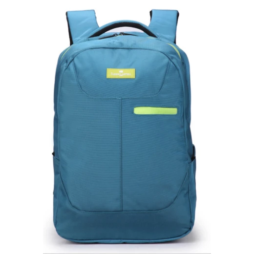 FaberCastell Urban Bag 2 Compt Backpack, Petrol Blue&Green Zipper FaberCastell Urban Bag 2 Compt Backpack, Petrol Blue&Green Zipper