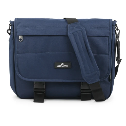 FaberCastell Light Shoulder Bag 3 Compt Backpack, Dark Blue FaberCastell Light Shoulder Bag 3 Compt Backpack, Dark Blue