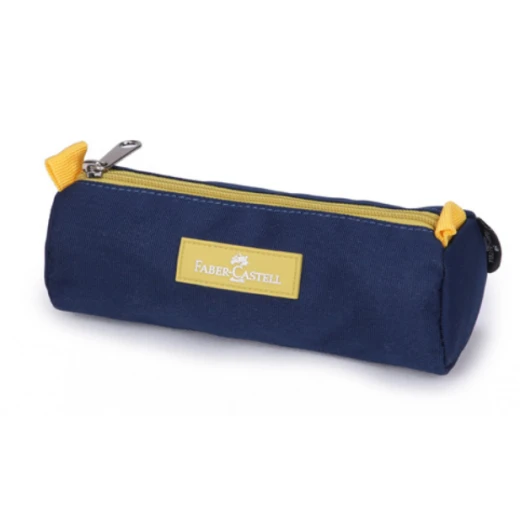 Faber Castell Small Pencil Case 1-Compartment, Dark Blue&Olive Green