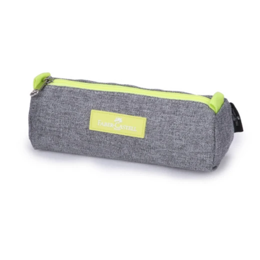 Faber Castell Small Pencil Case 1-Compartment, Grey&Blue-Yellow Cactus Faber Castell Small Pencil Case 1-Compartment, Grey&Blue-Yellow Cactus
