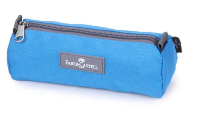 Faber Castell Small Pencil Case 1-Compartment, Light Blue&Cars - فابر كاستل