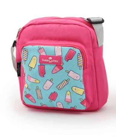 Faber Castell Insulated School Lunch Bag 4-Compartment,Red &Turquise Unicorn - فابر كاستل