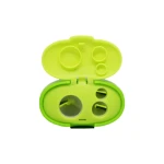 Keyroad Tris Jumbo 3-hole plastic sharpener , with tank, green - كيرود