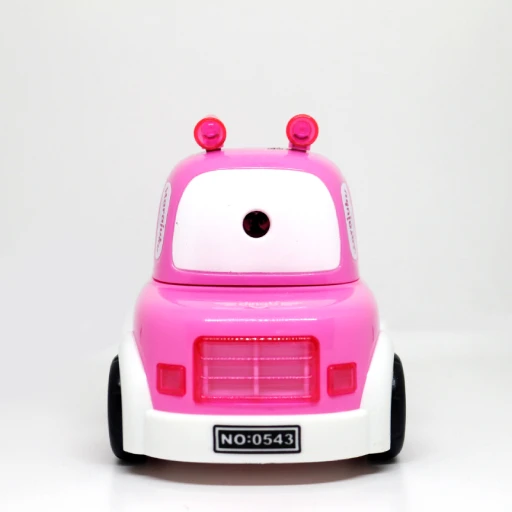 Dingb Car Cartoon Manual Pencil Sharpener, Pink - Image 2