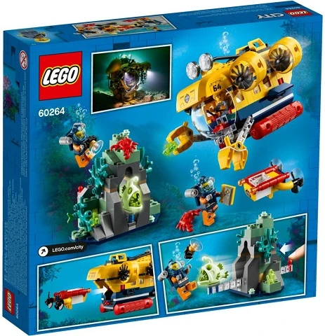 LEGO Ocean Exploration Submarine, 286 Pieces - ليجو - Image 2