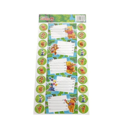 Disney Name Labels 4 Sheet 27x12.5cm