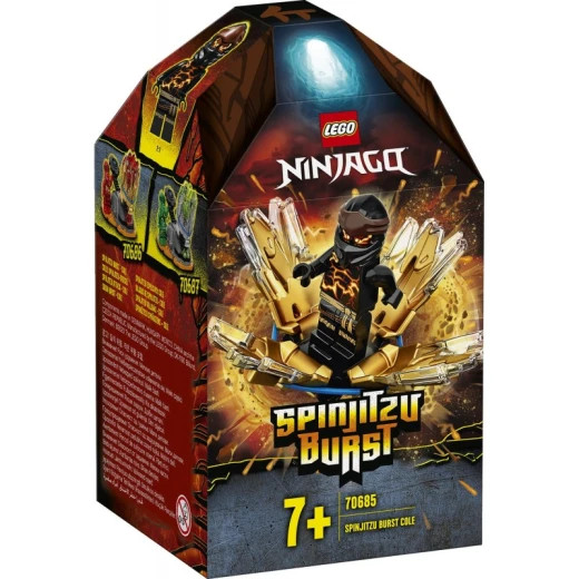 LEGO Ninjago Spinjitzu Burst - Cole Black Ninja Spinner Set, 48 Pieces LEGO Ninjago Spinjitzu Burst - Cole Black Ninja Spinner Set, 48 Pieces