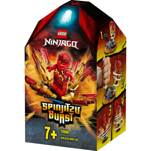LEGO Ninjago Spinjitzu Burst - Kai Red Ninja Spinner Set, 48 Pieces LEGO Ninjago Spinjitzu Burst - Kai Red Ninja Spinner Set, 48 Pieces