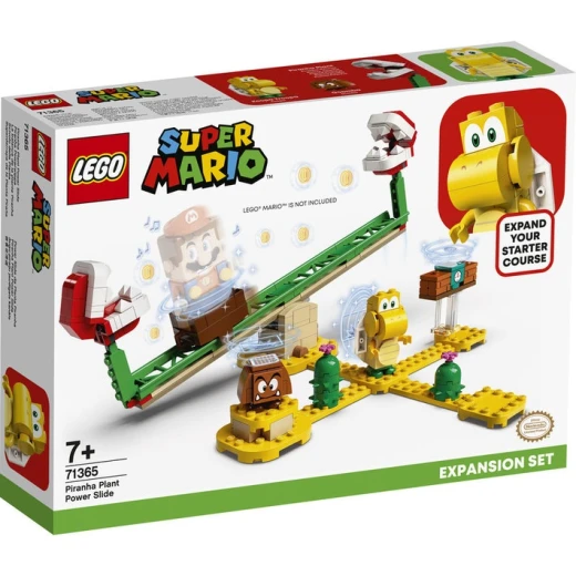 Piranha Plant Power Slide Expansion Set, 217 Pieces Piranha Plant Power Slide Expansion Set, 217 Pieces