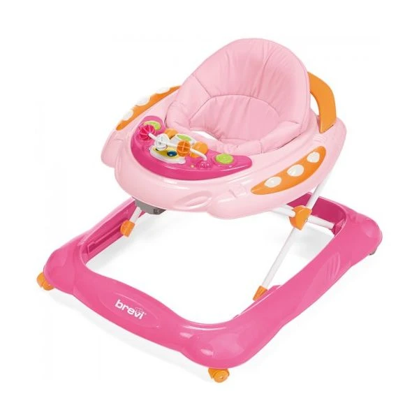 Brevi Baby Walker Skylab, Pink - بريفي
