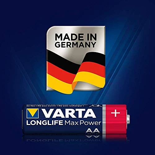 بطاريات Varta 4706 Alkaline Max Tech AA ، 4 عبوات (أزرق / أحمر) - فارتا - Image 4