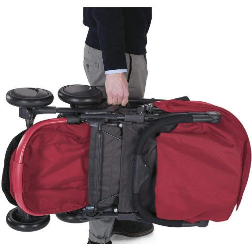 Chicco Simplicity Baby Stroller  0m+, Red - تشيكو - Image 3
