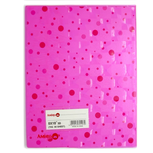 Amigo Notebook 80 Sheet Pink Amigo Notebook 80 Sheet Pink